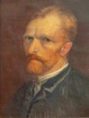 Self-portrait 1887, by famous Dutch painter Vincent Van Gogh
